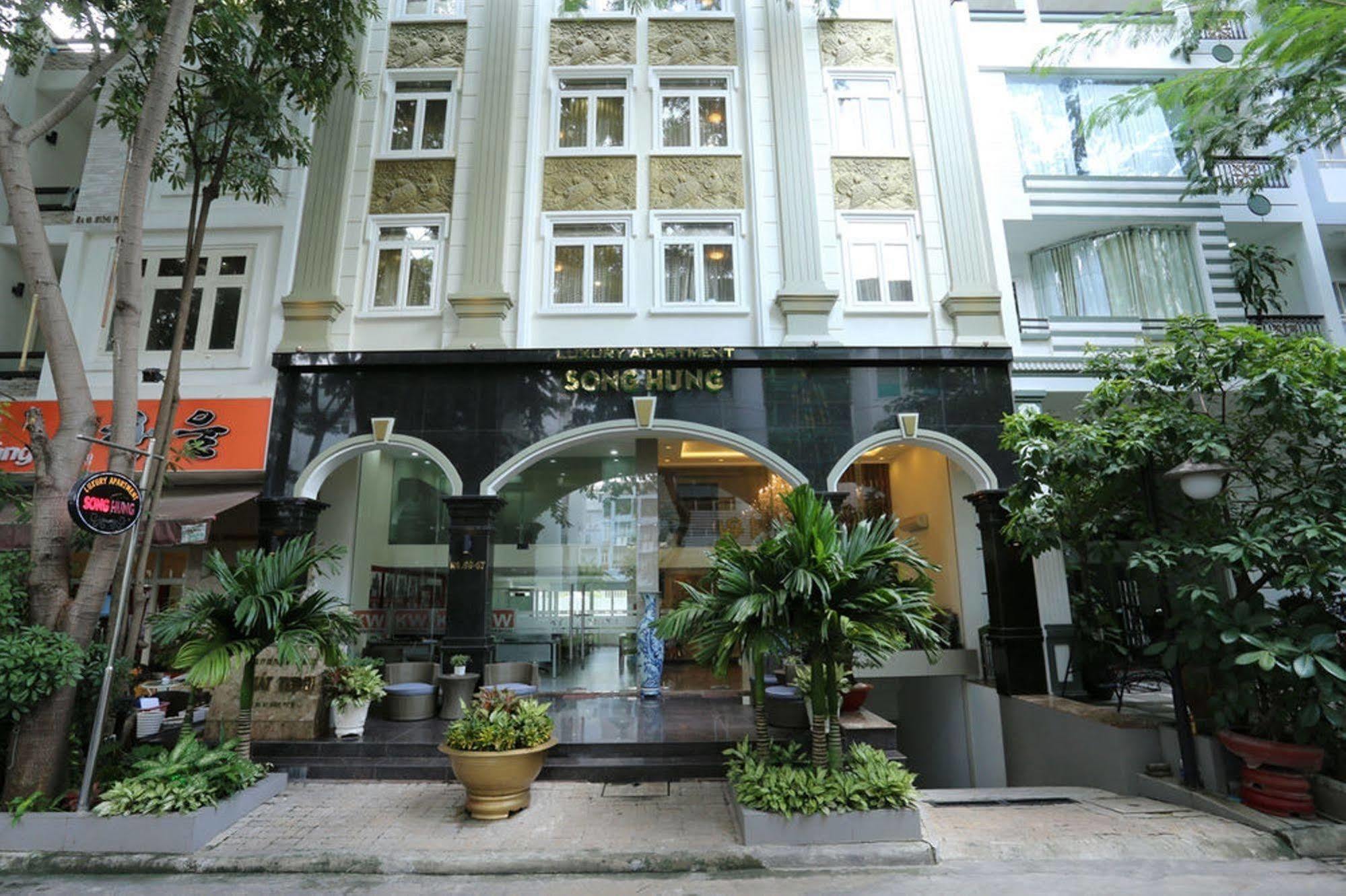 Song Hung Hotel & Serviced Apartments - Can Ho Dich Vu & Khach San Ho Chi Minh-staden Exteriör bild